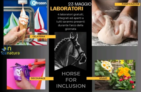vAl Via domani la prima edizione di HORSE FOR INCLUSION Ai Pratoni del Vivaro manifestazione di equitazione completamente integrata.
