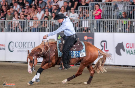 2026 NRHA European Futurity: Fonck conquista il suo terzo titolo Open europeo.