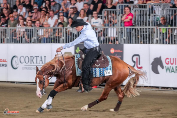 2026 NRHA European Futurity: Fonck conquista il suo terzo titolo Open europeo.