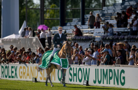 ©Rolex Grand Slam Ashley Neuhof Daniel Coyle riding Farrel TSCHIO 2026