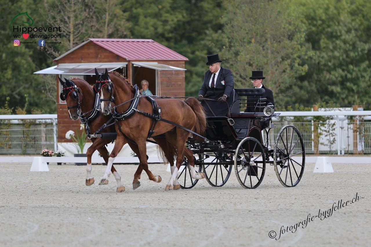 Alessandro Formia e il secondo posto del Piemonte nella Coppa delle Regioni di Attacchi 2 Alessandro Formia per la disciplina degli attacchi equestri 2