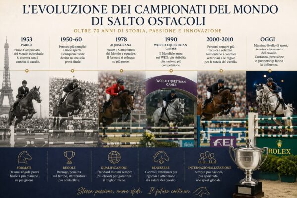 Evolution of the FEI Show Jumping World Championships 2