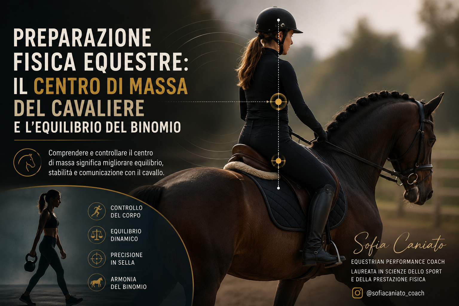 Preparazione fisica equestre e equilibrio