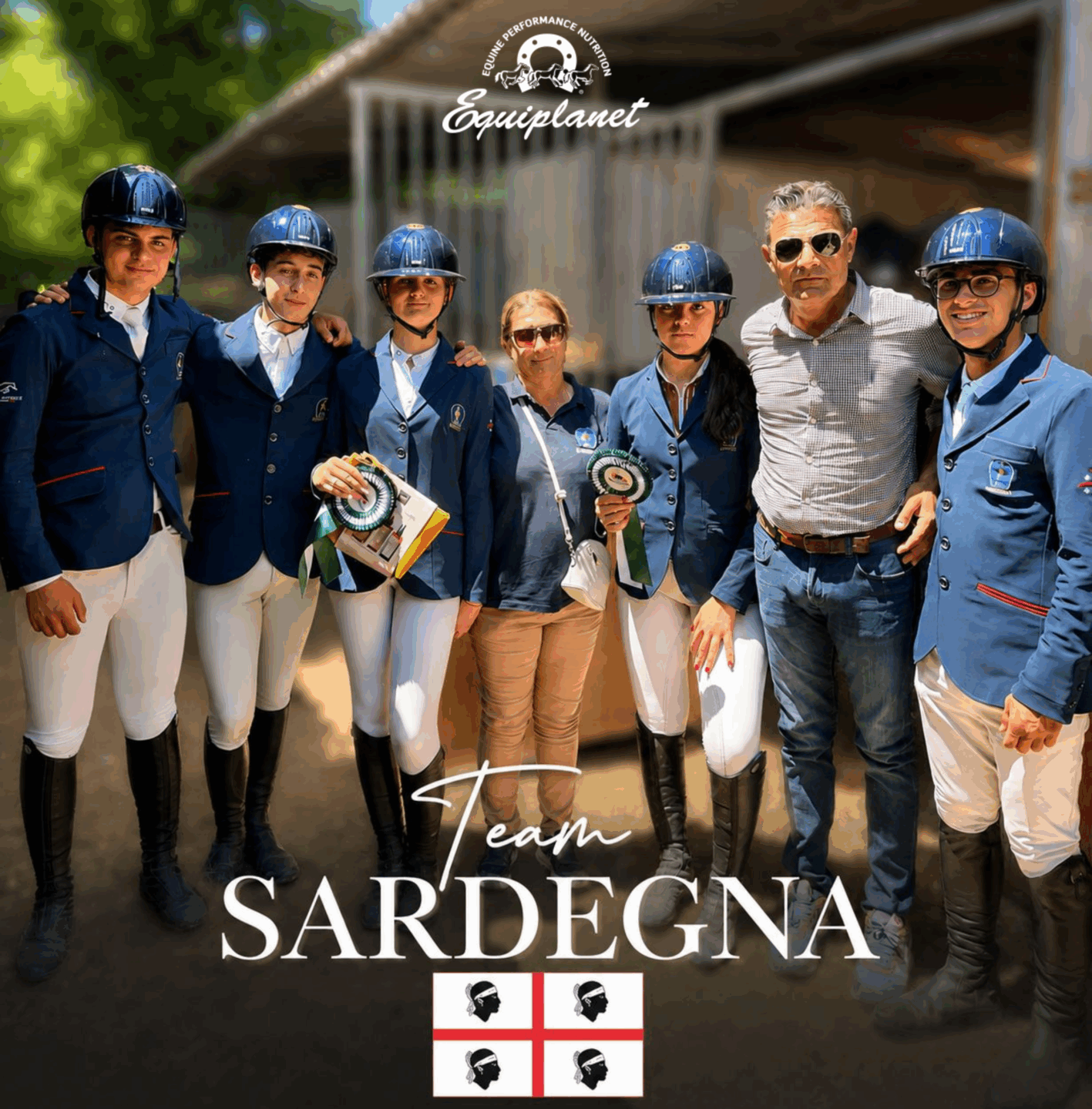 Team Sardegna alla Coppa del Presidente di Piazza di Siena sponsored by Equiplanet
