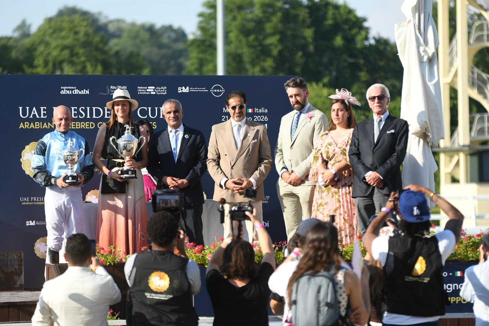 RB Burn The Bill scrive la storia a Milano, prima femmina vincitrice della UAE President Cup in Italia.