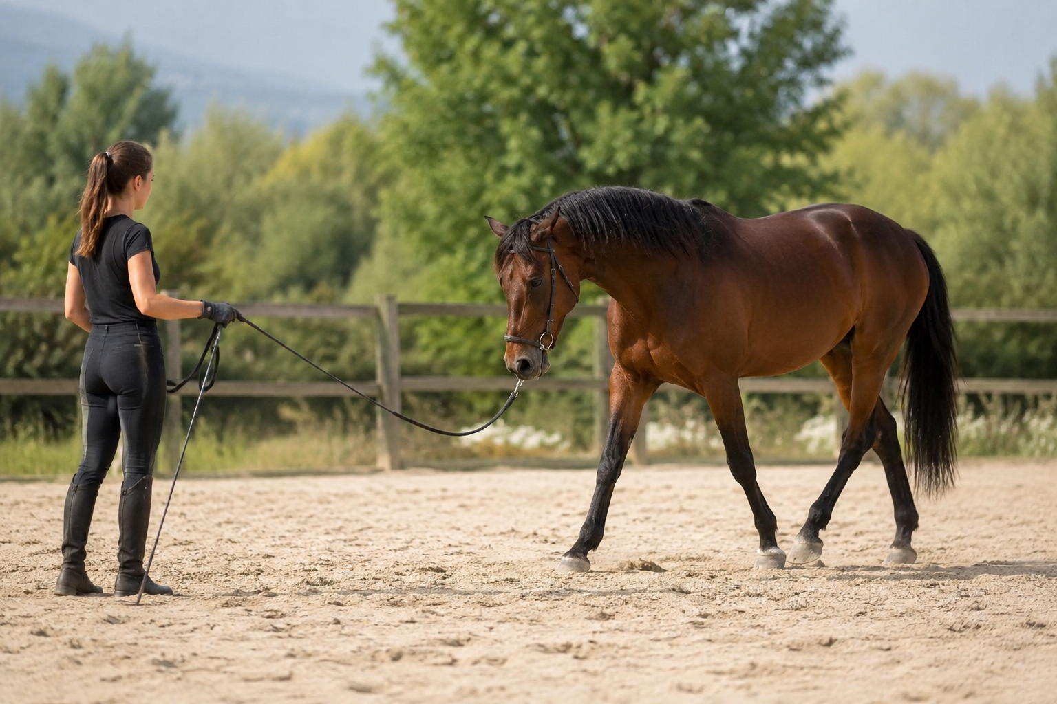 Il lavoro da terra, costruire un rapporto autentico con il cavallo senza salire in sella.