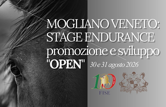 Mogliano Veneto, stage Endurance "open" il 30,31 agosto.
