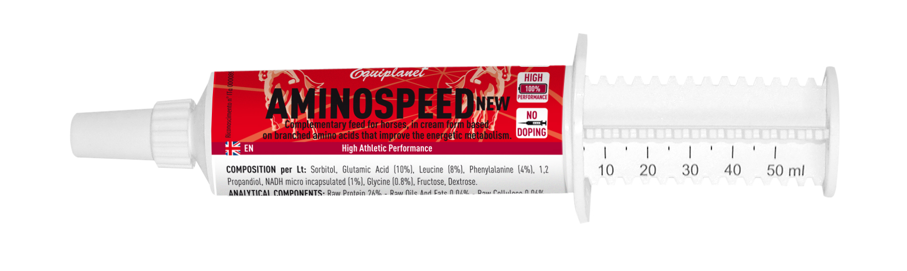 Energia pre-gara nel cavallo: gestione dell’alimentazione, idratazione e integrazione 3 Aminospeed 50 ml