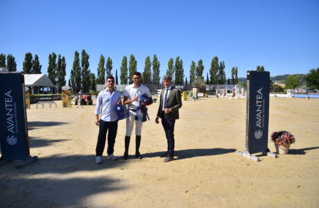 Filippo Sertori a Montefalco per la terza tappa del circuito fise cavalli giovani sponsored by avantea
