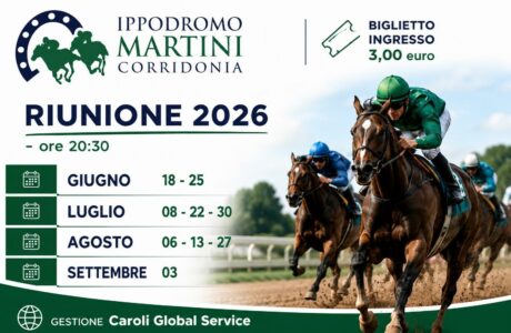 L’Ippodromo Martini di Corridonia: la nuova gestione Caroli