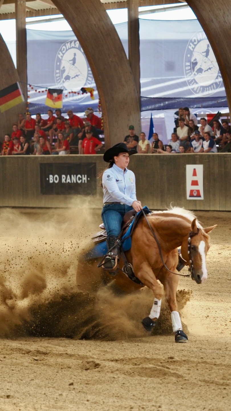 Mondiali di Reining Continentali 2026: l’Italia apre con un oro Children e due i bronzi Prime Time e Young non Pro 11 Zampelli Ludovica